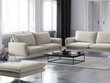 Sofa Cosmopolitan Design Vienna 2S, šviesios smėlios spalvos kaina ir informacija | Sofos | pigu.lt