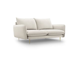 Sofa Cosmopolitan Design Vienna 2S, šviesios smėlios spalvos kaina ir informacija | Sofos | pigu.lt