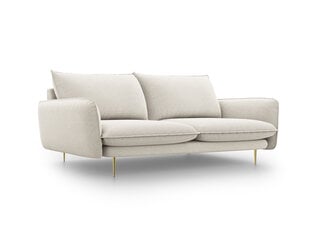 Sofa Cosmopolitan Design Vienna 3S, šviesios smėlios spalvos kaina ir informacija | Sofos | pigu.lt
