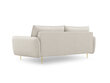Sofa Cosmopolitan Design Vienna 4S, šviesios smėlios spalvos kaina ir informacija | Sofos | pigu.lt