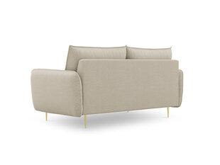 Sofa Cosmopolitan Design Vienna 2S, smėlios spalvos kaina ir informacija | Sofos | pigu.lt