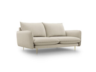 Sofa Cosmopolitan Design Vienna 2S, smėlios spalvos kaina ir informacija | Sofos | pigu.lt