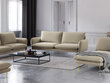Sofa Cosmopolitan Design Vienna 4S, smėlios spalvos kaina ir informacija | Sofos | pigu.lt