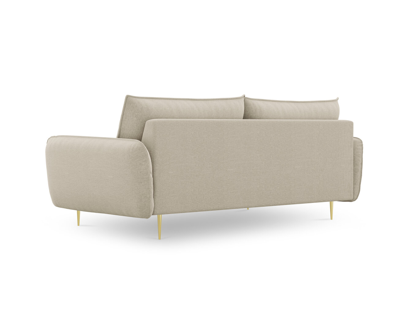 Sofa Cosmopolitan Design Vienna 4S, smėlios spalvos kaina ir informacija | Sofos | pigu.lt