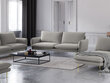 Sofa Cosmopolitan Design Vienna 4S, šviesiai pilka kaina ir informacija | Sofos | pigu.lt