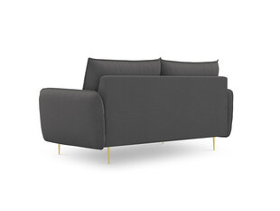 Sofa Cosmopolitan Design Vienna 2S, tamsiai pilka kaina ir informacija | Sofos | pigu.lt