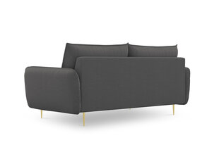 Sofa Cosmopolitan Design Vienna 3S, tamsiai pilka kaina ir informacija | Sofos | pigu.lt