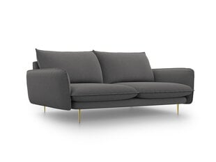 Sofa Cosmopolitan Design Vienna 3S, tamsiai pilka kaina ir informacija | Sofos | pigu.lt