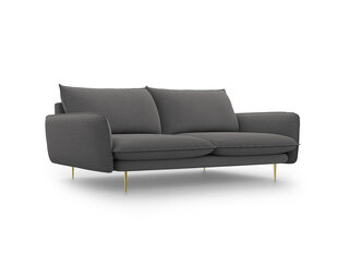 Sofa Cosmopolitan Design Vienna 4S, tamsiai pilka kaina ir informacija | Sofos | pigu.lt