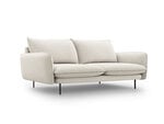 Sofa Cosmopolitan Design Vienna 3S, šviesios smėlios spalvos gobelenas