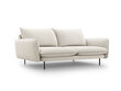 Sofa Cosmopolitan Design Vienna 3S, šviesios smėlios spalvos gobelenas цена и информация | Sofos | pigu.lt