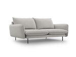 Sofa Cosmopolitan Design Vienna 3S, šviesiai pilkas gobelenas