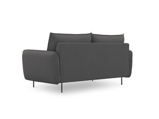 Sofa Cosmopolitan Design Vienna 2S, tamiai pilkas gobelenas kaina ir informacija | Sofos | pigu.lt