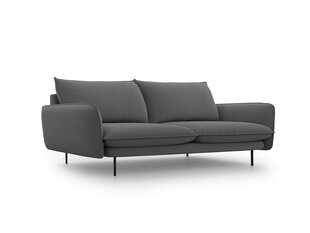 Sofa Cosmopolitan Design Vienna 4S, tamsios smėlios spalvos gobelenas kaina ir informacija | Sofos | pigu.lt