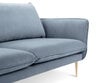 Sofa Cosmopolitan Design Florence 2S, šviesiai mėlyna цена и информация | Sofos | pigu.lt