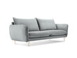 Sofa Cosmopolitan Design Florence 2S, šviesiai pilka kaina ir informacija | Sofos | pigu.lt