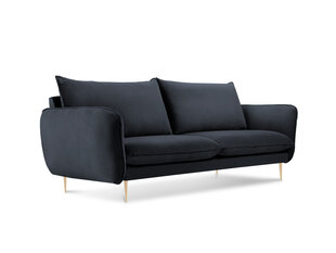 Sofa Cosmopolitan Design Florence 2S, tamsiai mėlyna kaina ir informacija | Sofos | pigu.lt