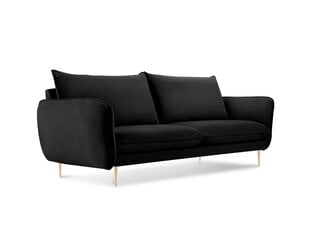 Sofa Cosmopolitan Design Florence 2S, juoda kaina ir informacija | Sofos | pigu.lt