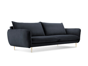 Sofa Cosmopolitan Design Florence 3S, tamsiai mėlyna kaina ir informacija | Sofos | pigu.lt