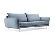 Sofa Cosmopolitan Design Florence 4S, šviesiai mėlyna цена и информация | Sofos | pigu.lt