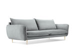 Sofa Cosmopolitan Design Florence 4S, šviesiai pilka