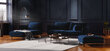 Sofa Cosmopolitan Design Vienna 2S, mėlynas aksomas цена и информация | Sofos | pigu.lt