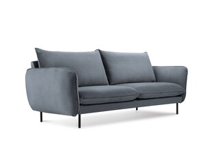 Sofa Cosmopolitan Design Vienna 2S, pilkas aksomas kaina ir informacija | Sofos | pigu.lt