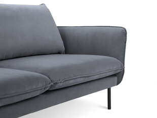 Sofa Cosmopolitan Design Vienna 2S, tamsiai mėlynas aksomas kaina ir informacija | Sofos | pigu.lt