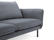 Sofa Cosmopolitan Design Vienna 2S, tamsiai mėlynas aksomas цена и информация | Sofos | pigu.lt