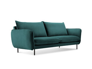 Sofa Cosmopolitan Design Vienna 2S, tamsiai žalias aksomas kaina ir informacija | Sofos | pigu.lt