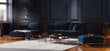 Sofa Cosmopolitan Design Vienna 3S, mėlynas aksomas kaina ir informacija | Sofos | pigu.lt