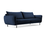 Sofa Cosmopolitan Design Vienna 3S, mėlynas aksomas