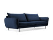 Sofa Cosmopolitan Design Vienna 3S, mėlynas aksomas kaina ir informacija | Sofos | pigu.lt