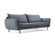 Sofa Cosmopolitan Design Vienna 3S, pilkas aksomas цена и информация | Sofos | pigu.lt