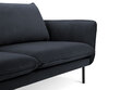 Sofa Cosmopolitan Design Vienna 3S, tamsiai mėlynas aksomas kaina ir informacija | Sofos | pigu.lt