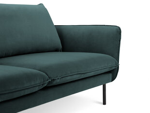 Sofa Cosmopolitan Design Vienna 3S, tamsiai žalias aksomas kaina ir informacija | Sofos | pigu.lt