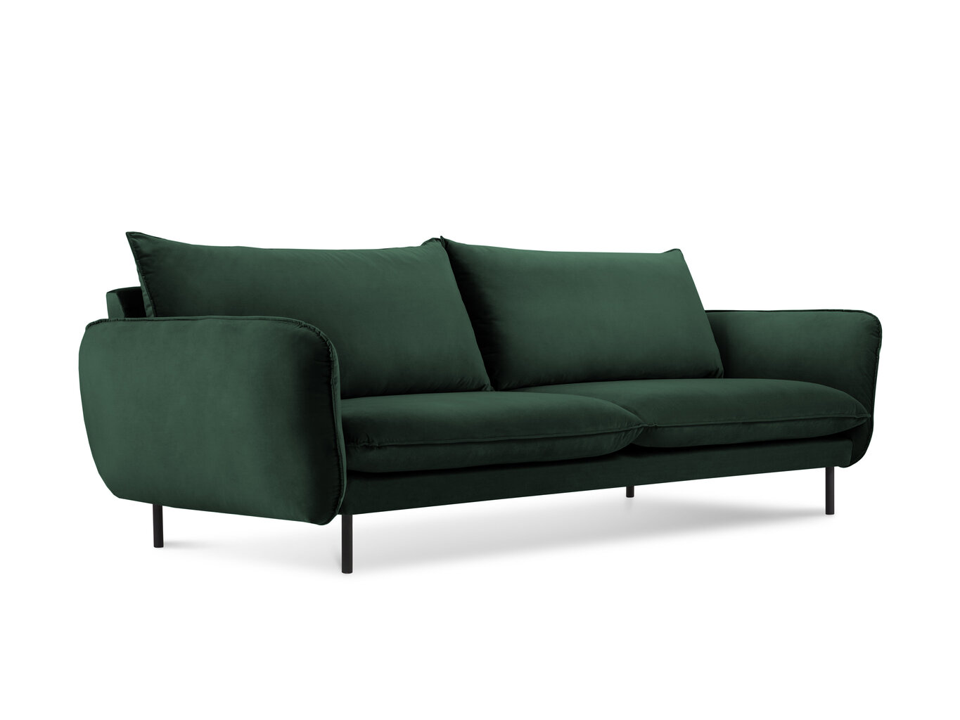 Sofa Cosmopolitan Design Vienna 4S, žalias aksomas kaina ir informacija | Sofos | pigu.lt