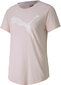 Puma Palaidinė Evostripe Tee Pink цена и информация | Sportinė apranga moterims | pigu.lt