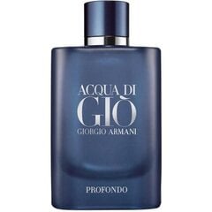 Парфюмированная вода Giorgio Armani Acqua Di Gio Profondo EDP для мужчин, 125 мл цена и информация | Мужские духи | pigu.lt