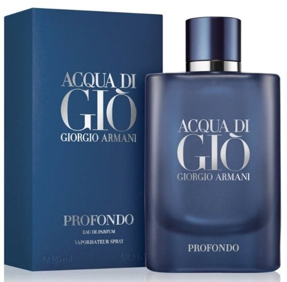 Kvapusis vanduo Giorgio Armani Acqua Di Gio Profondo EDP vyrams, 125 ml цена и информация | Kvepalai vyrams | pigu.lt