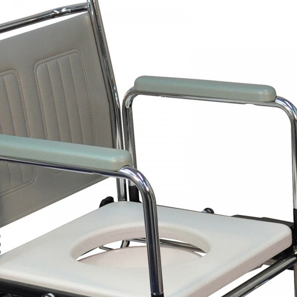Tualeto kėdė – vežimėlis su ratukais kaina ir informacija | Slaugos prekės | pigu.lt