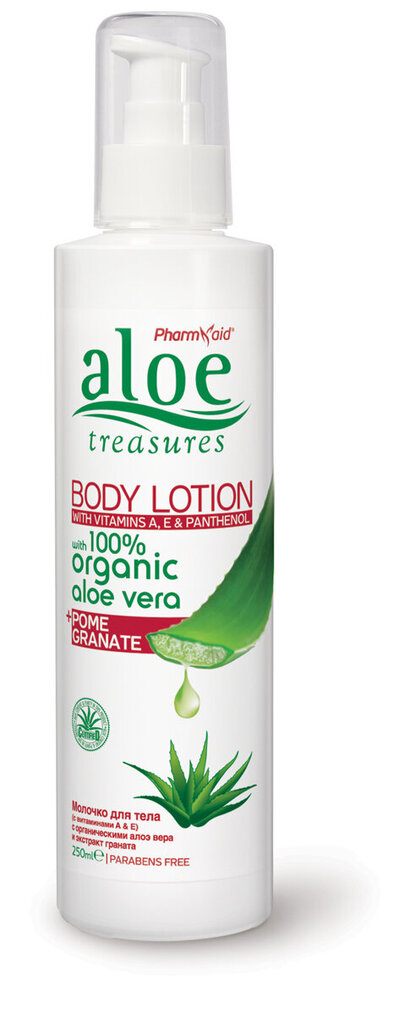 Drėkinamasis kūno losjonas Pharmaid Aloe Treasures Body Lotion, 250 ml kaina ir informacija | Kūno kremai, losjonai | pigu.lt