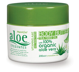 Aloe Treasures  Body Butter Aloe+Tea Tree Oil увлажняющее крем-масло для тела с алоэ и маслом чайного дерева, 200 ml цена и информация | Кремы, лосьоны для тела | pigu.lt