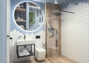 Deante muilinė Mokko ADM N411, juoda matinė цена и информация | Аксессуары для ванной комнаты | pigu.lt