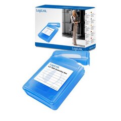 LogiLink UA0133 HDD apsauginė dėžutė 1 HDD, mėlyna kaina ir informacija | Logilink Kompiuterinė technika | pigu.lt