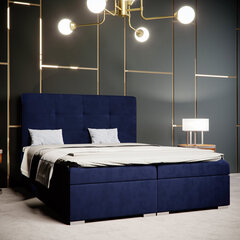 Кровать Selsey Bongiorno 180x200 см, синяя цена и информация | Кровати | pigu.lt
