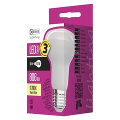 LED lemputė R63 10W E27 806lm WW kaina ir informacija | Elektros lemputės | pigu.lt