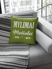 Dekoratyvinė pagalvė „Mylimai močiutei“, chaki цена и информация | Оригинальные подушки, наволочки | pigu.lt