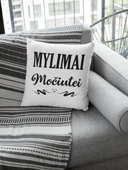 Dekoratyvinė pagalvė „Mylimai močiutei“, balta цена и информация | Оригинальные подушки, наволочки | pigu.lt