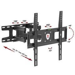 ТВ кронштейн REDOX K35 (телевизор весом до 35 кг, VESA до 40 * 40 см) цена и информация | Кронштейны и крепления для телевизоров | pigu.lt